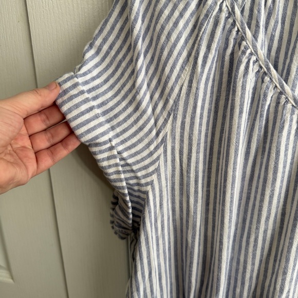 Universal Thread linen blend striped romper size XL - Picture 4 of 7